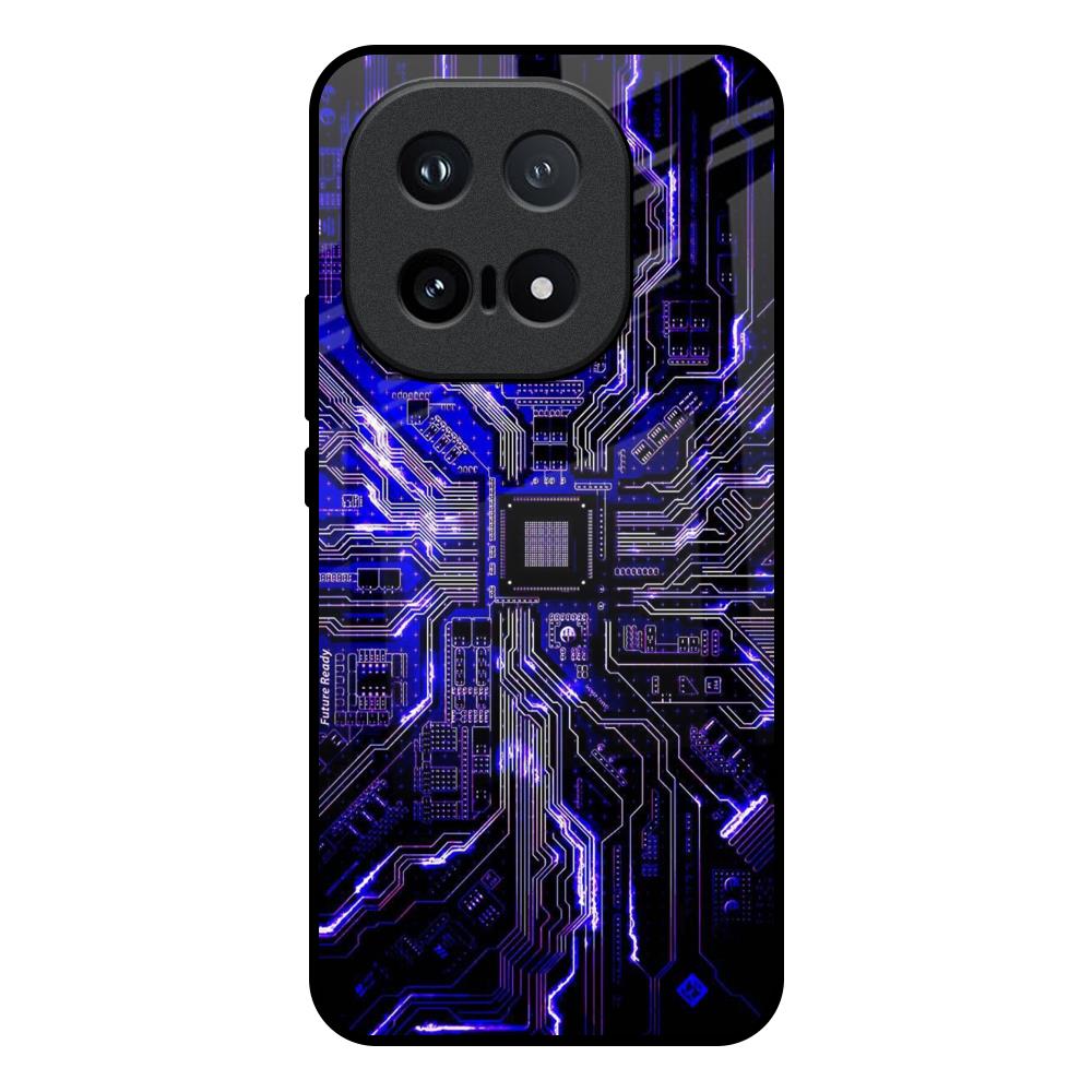 Techno Color Pattern IQOO 15 5G Glass Back Cover Online