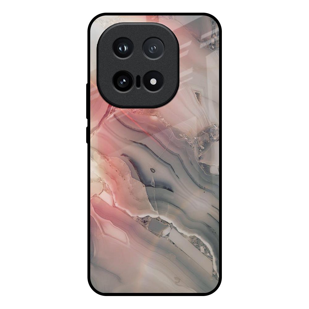 Pink And Grey Marble IQOO 15 5G Glass Back Cover Online