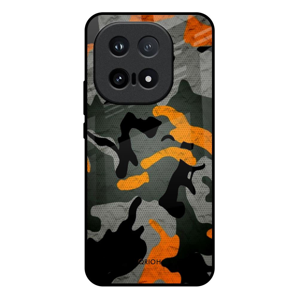 Camouflage Orange IQOO 15 5G Glass Back Cover Online