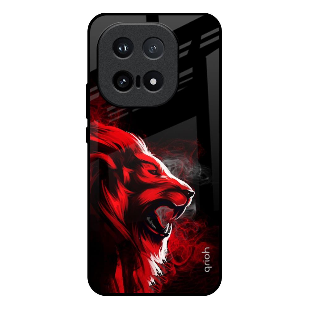 Red Angry Lion IQOO 15 5G Glass Back Cover Online
