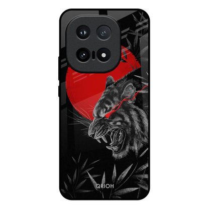 Red Moon Tiger IQOO 15 5G Glass Back Cover Online