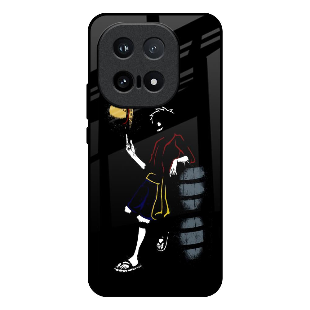 Luffy Line Art IQOO 15 5G Glass Back Cover Online