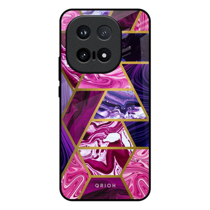 Electroplated Geometric Marble IQOO 15 5G Glass Back Cover Online