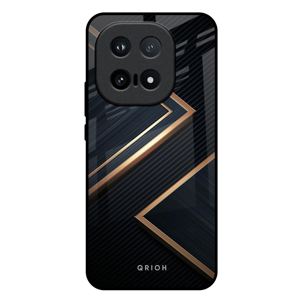 Sleek Golden & Navy IQOO 15 5G Glass Back Cover Online