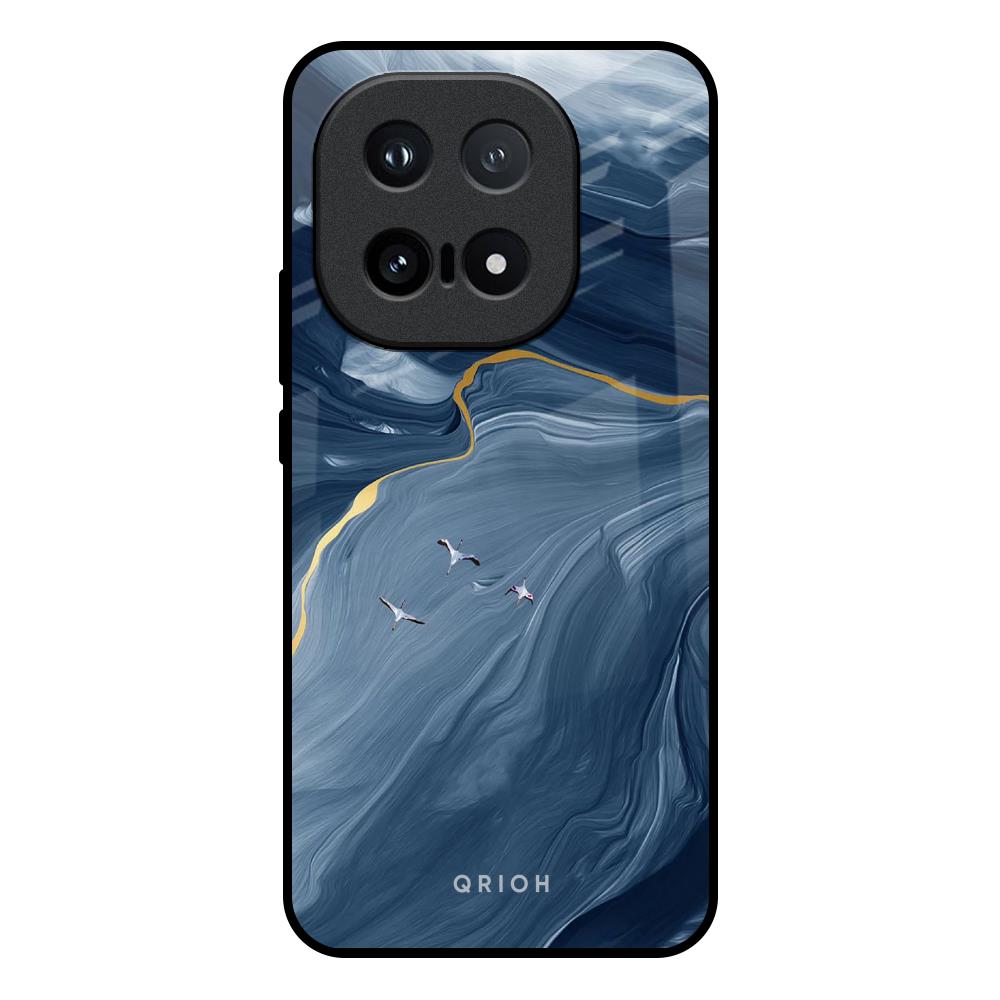 Deep Ocean Marble IQOO 15 5G Glass Back Cover Online