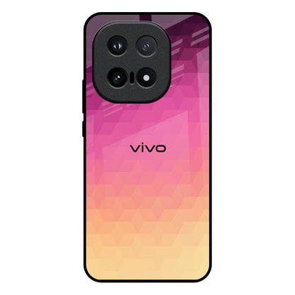 Geometric Pink Diamond IQOO 15 5G Glass Back Cover Online