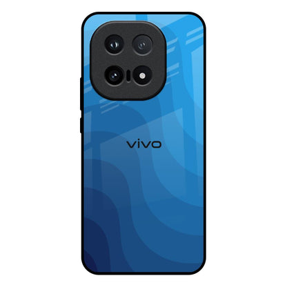Blue Wave Abstract IQOO 15 5G Glass Back Cover Online