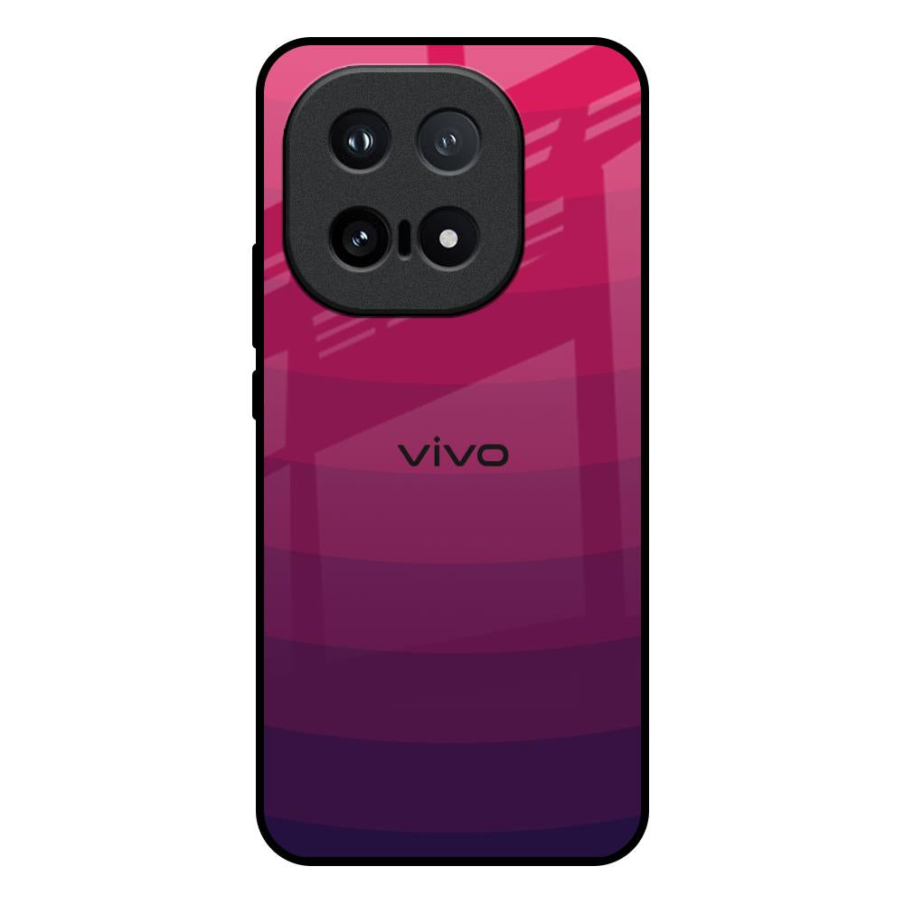 Wavy Pink Pattern IQOO 15 5G Glass Back Cover Online