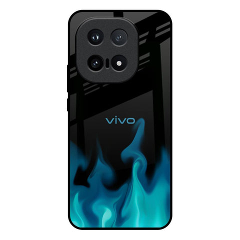 Teal Flames IQOO 15 5G Glass Back Cover Online