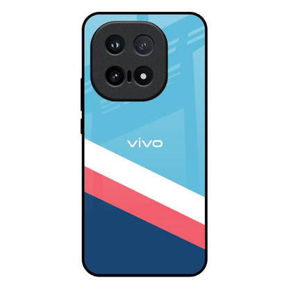 Pink & White Stripes IQOO 15 5G Glass Back Cover Online