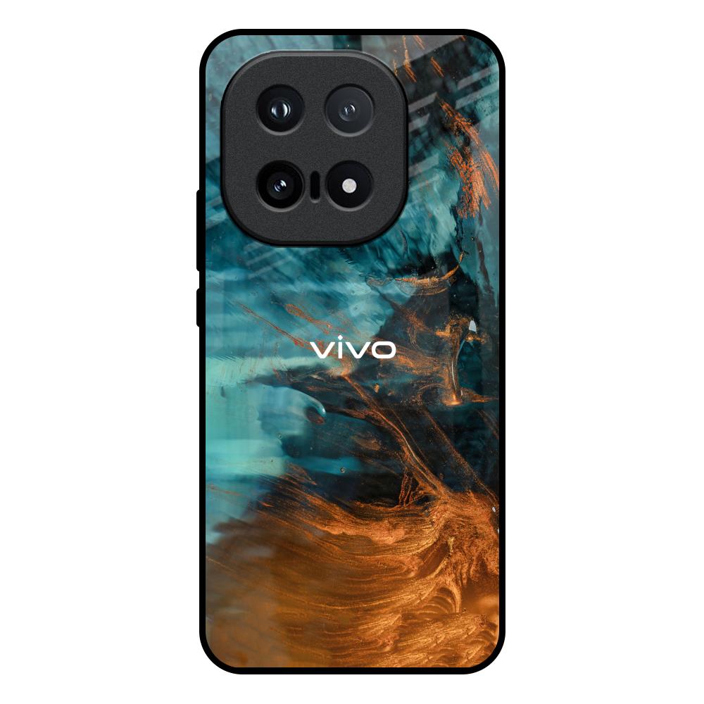 Golden Splash IQOO 15 5G Glass Back Cover Online