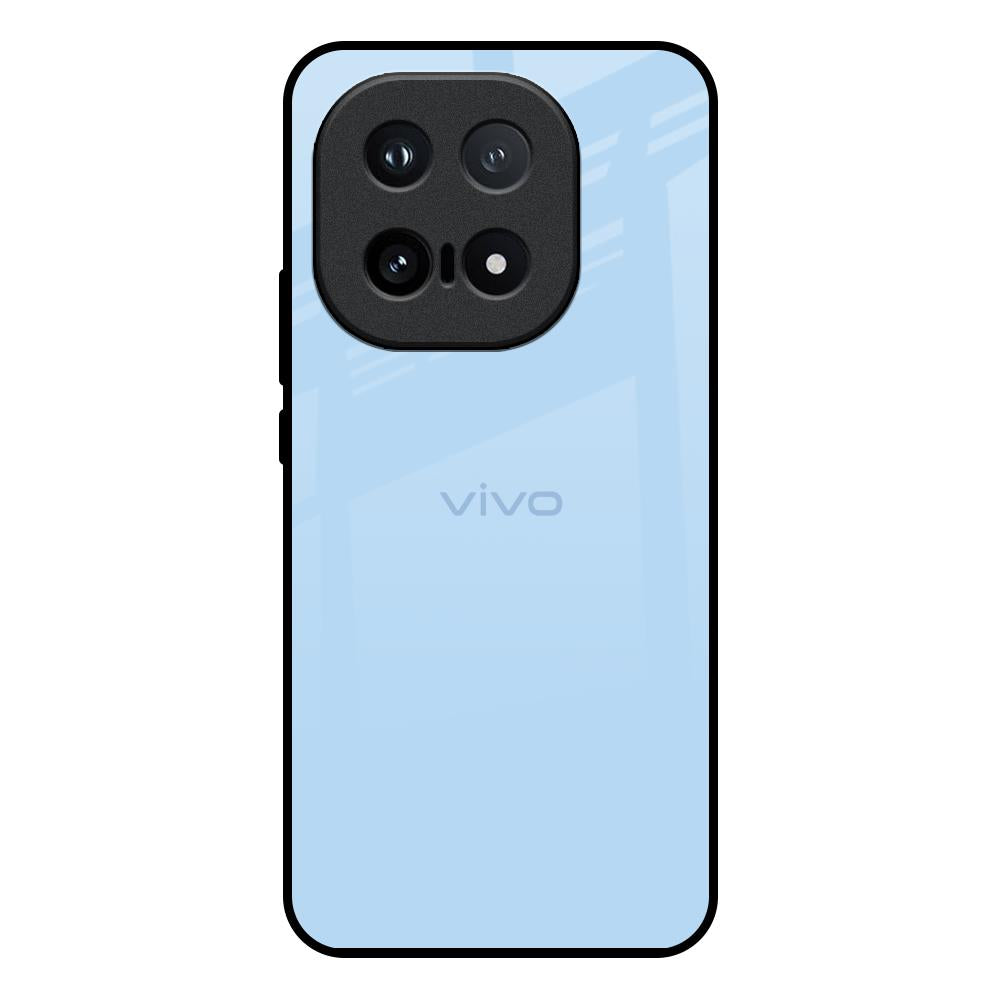 Pastel Sky Blue IQOO 15 5G Glass Back Cover Online