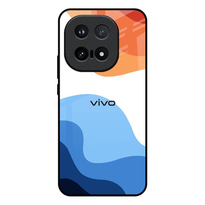 Wavy Color Pattern IQOO 15 5G Glass Back Cover Online