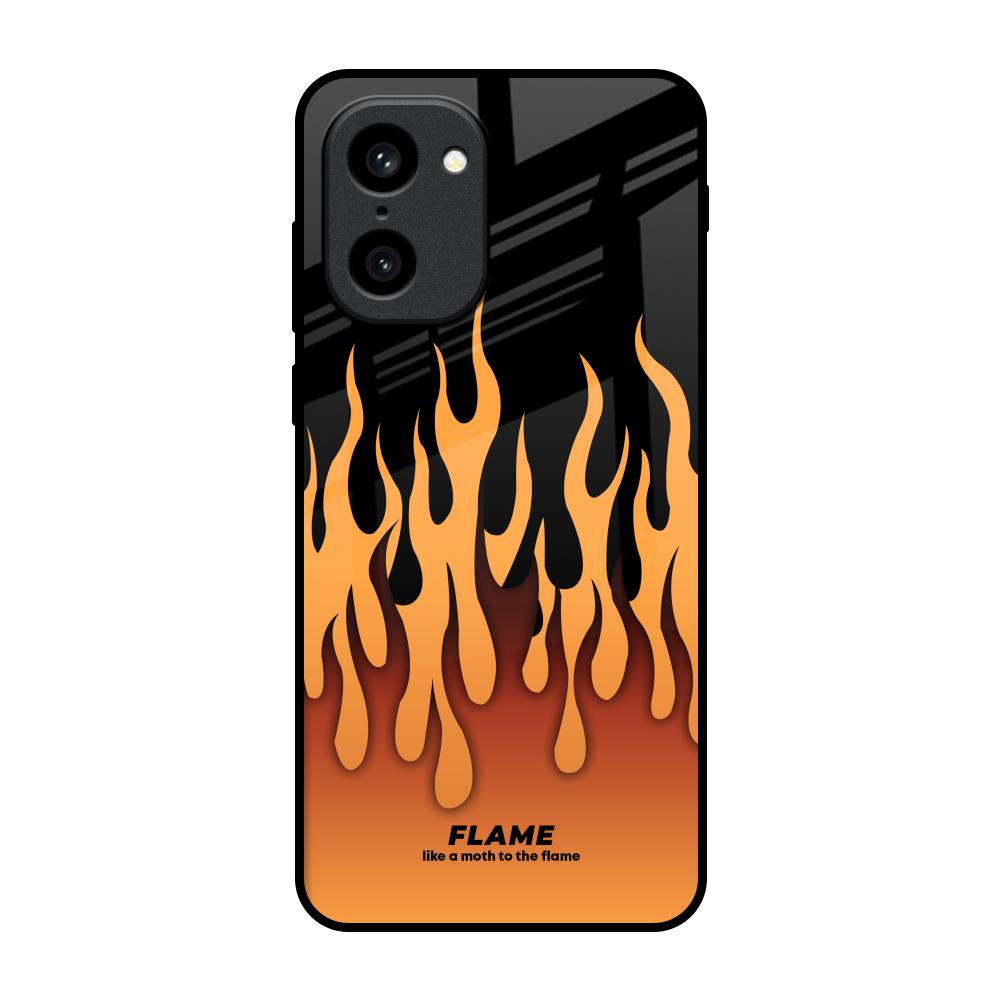 Fire Flame OnePlus 15R 5G Glass Back Cover Online