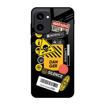 Danger Signs OnePlus 15R 5G Glass Back Cover Online