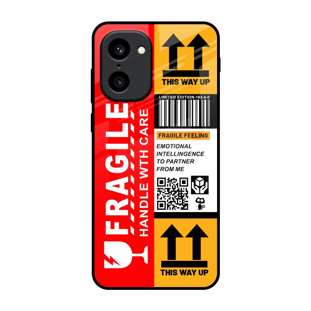 Handle With Care OnePlus 15R 5G Glass Back Cover Online