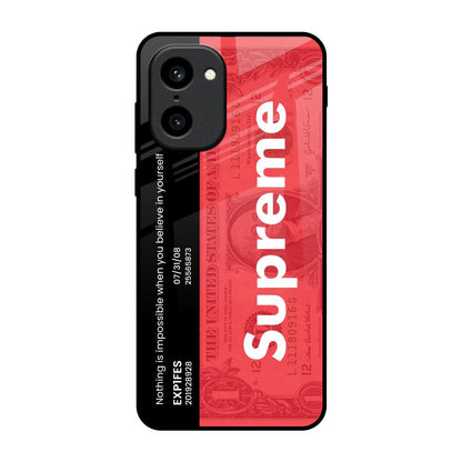Supreme Ticket OnePlus 15R 5G Glass Back Cover Online