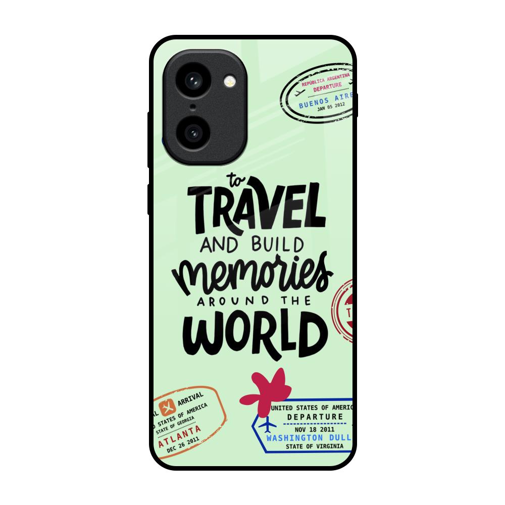Travel Stamps OnePlus 15R 5G Glass Back Cover Online