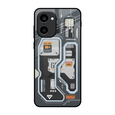 Retro Futuristic OnePlus 15R 5G Glass Back Cover Online