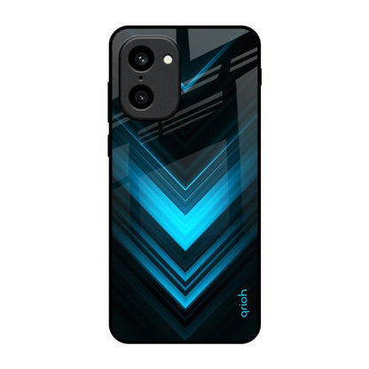 Vertical Blue Arrow OnePlus 15R 5G Glass Back Cover Online