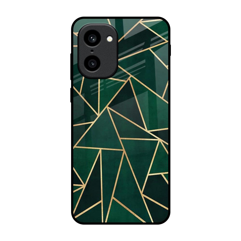 Abstract Green OnePlus 15R 5G Glass Back Cover Online