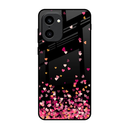 Heart Rain Fall OnePlus 15R 5G Glass Back Cover Online