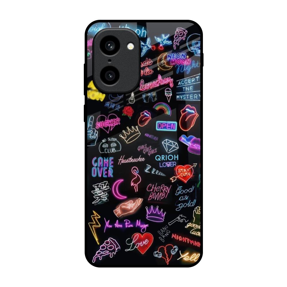 Accept The Mystery OnePlus 15R 5G Glass Back Cover Online