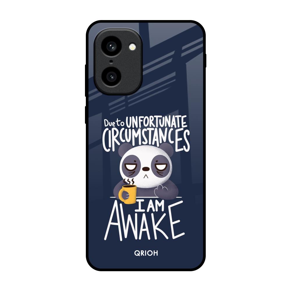 Struggling Panda OnePlus 15R 5G Glass Back Cover Online
