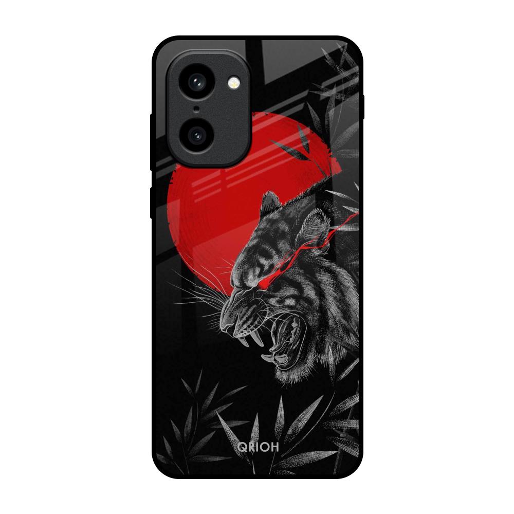 Red Moon Tiger OnePlus 15R 5G Glass Back Cover Online