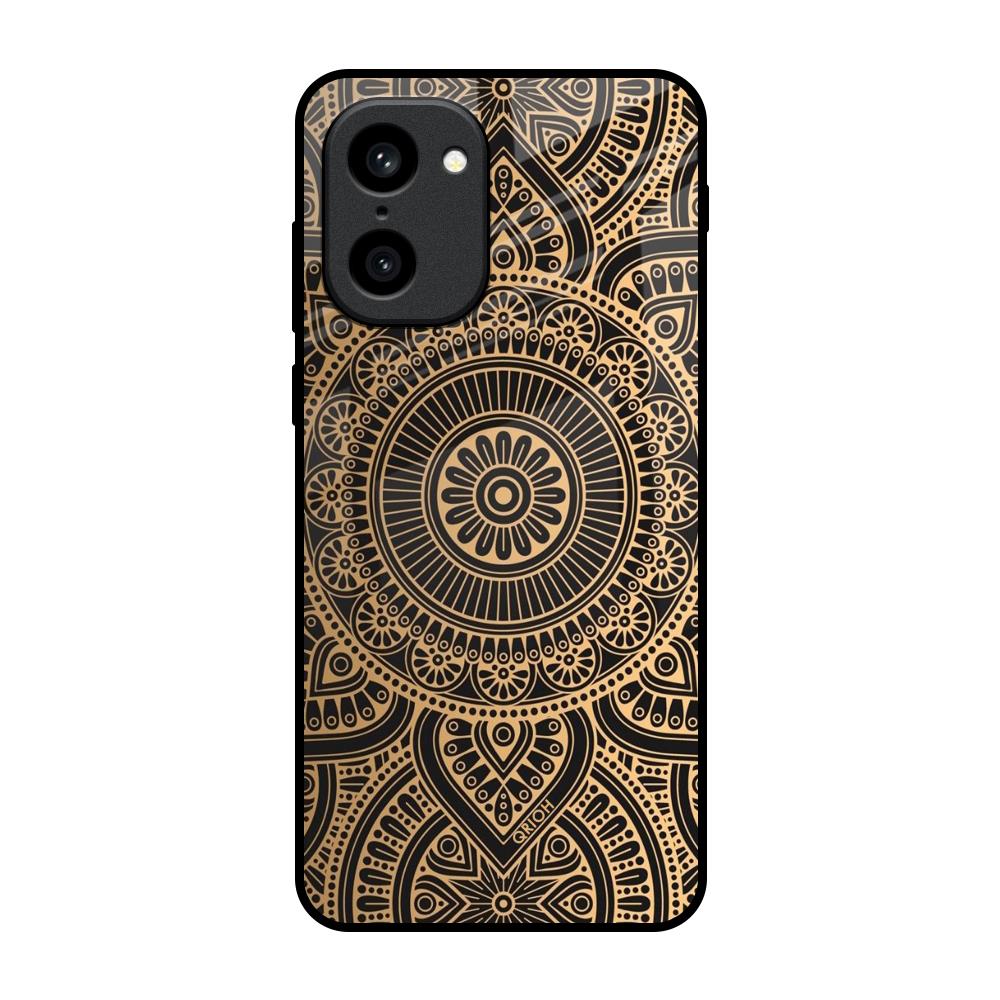 Luxury Mandala OnePlus 15R 5G Glass Back Cover Online