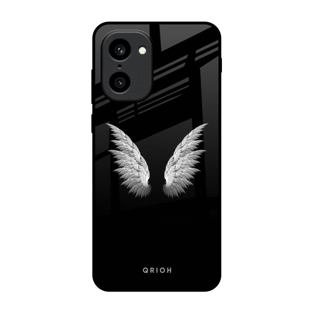 White Angel Wings OnePlus 15R 5G Glass Back Cover Online