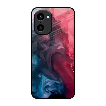Blue & Red Smoke OnePlus 15R 5G Glass Back Cover Online