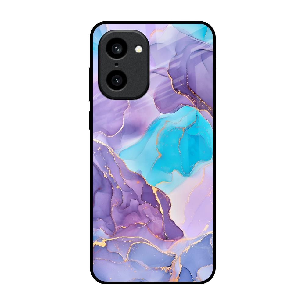 Alcohol ink Marble OnePlus 15R 5G Glass Back Cover Online