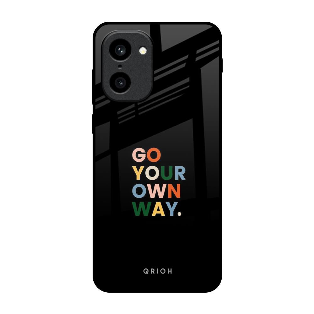 Go Your Own Way OnePlus 15R 5G Glass Back Cover Online