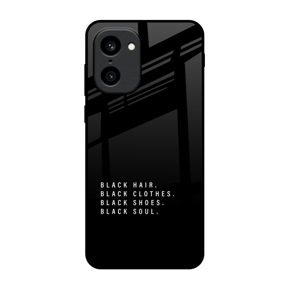 Black Soul OnePlus 15R 5G Glass Back Cover Online