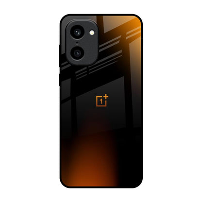 Orange Black Fusion OnePlus 15R 5G Glass Back Cover Online