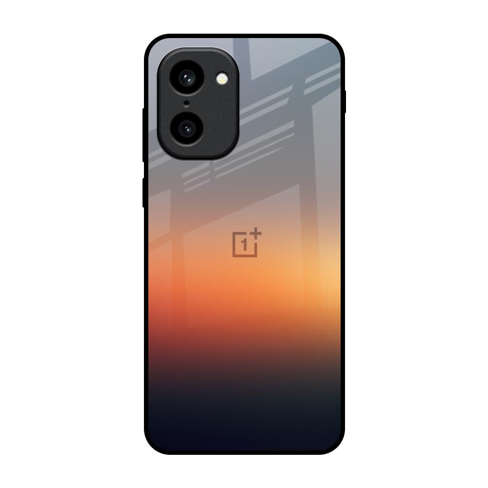 Aesthetic Orange OnePlus 15R 5G Glass Back Cover Online