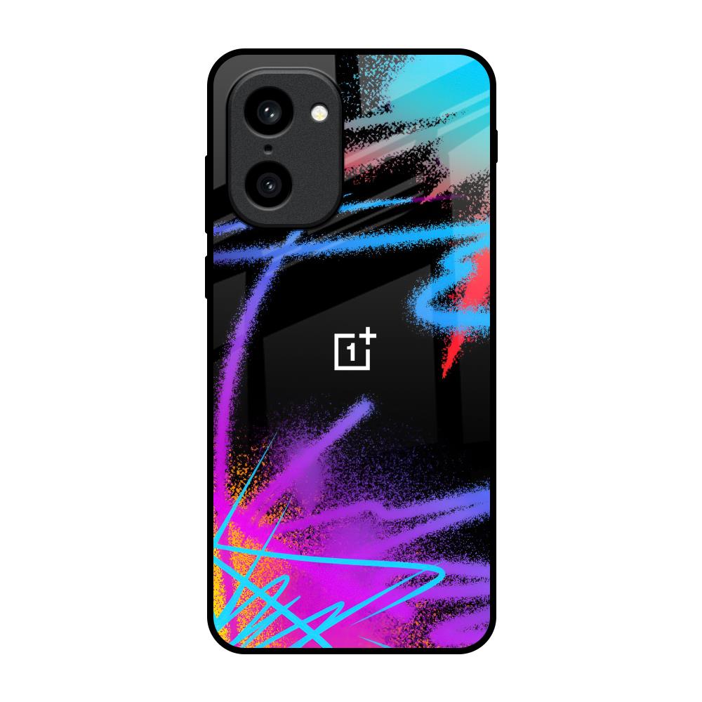Brushy Color OnePlus 15R 5G Glass Back Cover Online