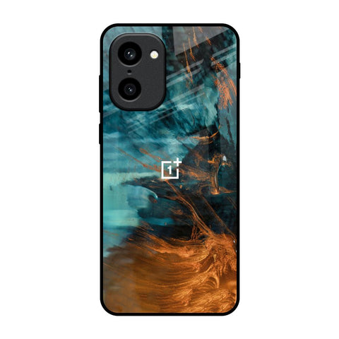 Golden Splash OnePlus 15R 5G Glass Back Cover Online