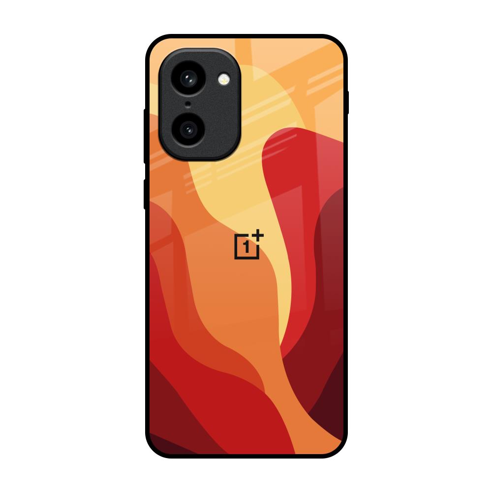 Magma Color Pattern OnePlus 15R 5G Glass Back Cover Online