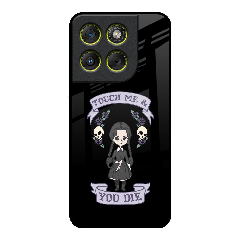 Touch Me & You Die Motorola Edge 70 5G Glass Back Cover Online