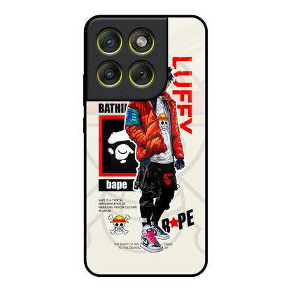 Bape Luffy Motorola Edge 70 5G Glass Back Cover Online