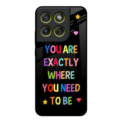 Magical Words Motorola Edge 70 5G Glass Back Cover Online