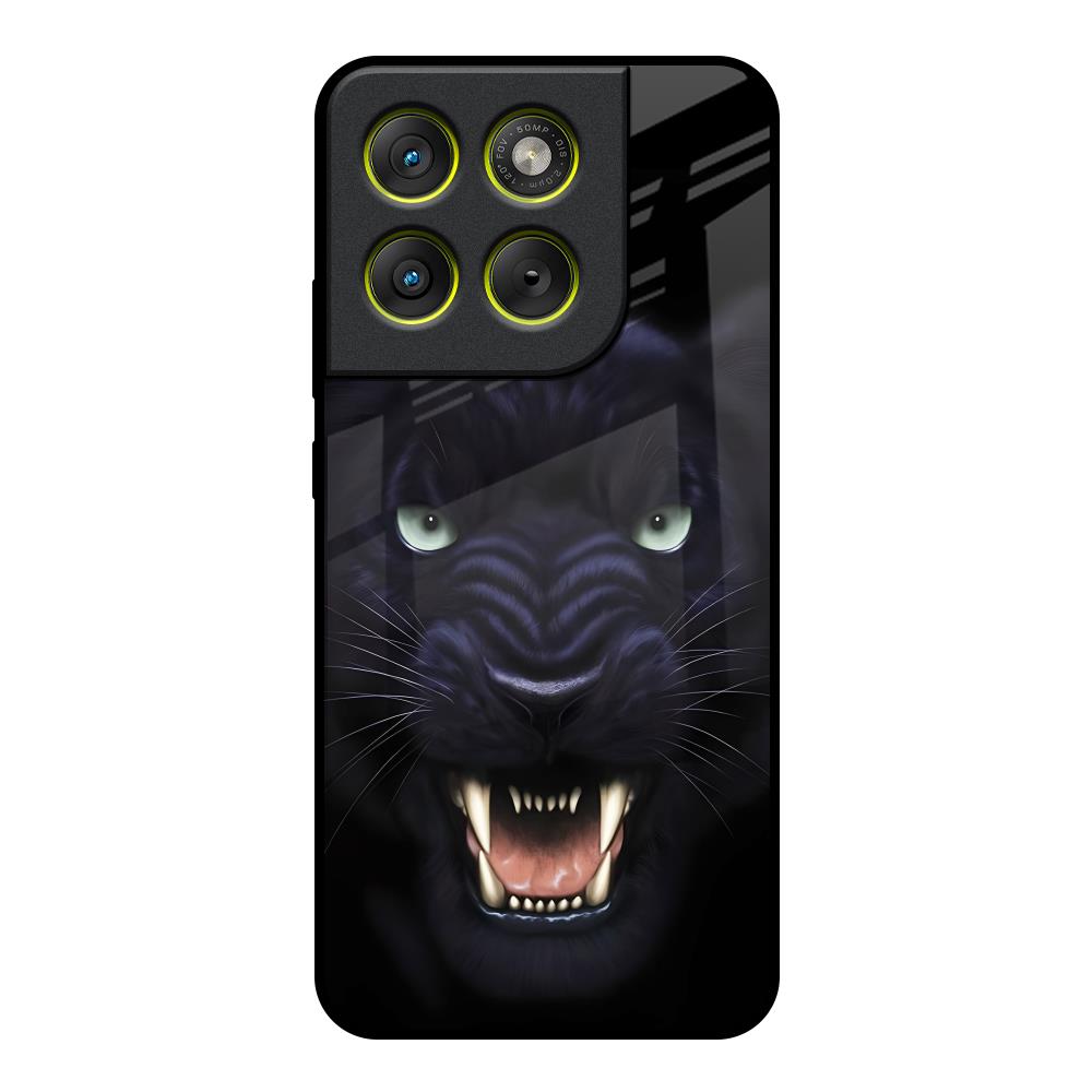 Angry Black Tiger Motorola Edge 70 5G Glass Back Cover Online