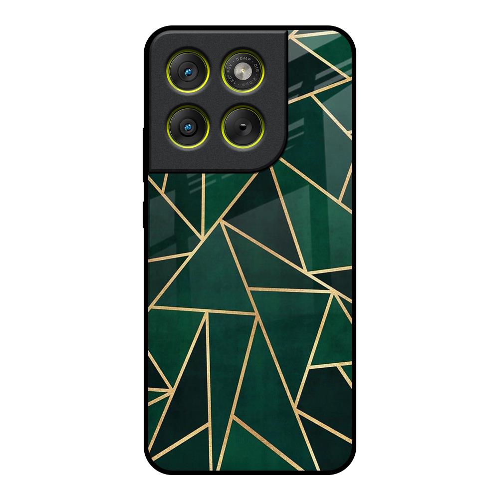 Abstract Green Motorola Edge 70 5G Glass Back Cover Online