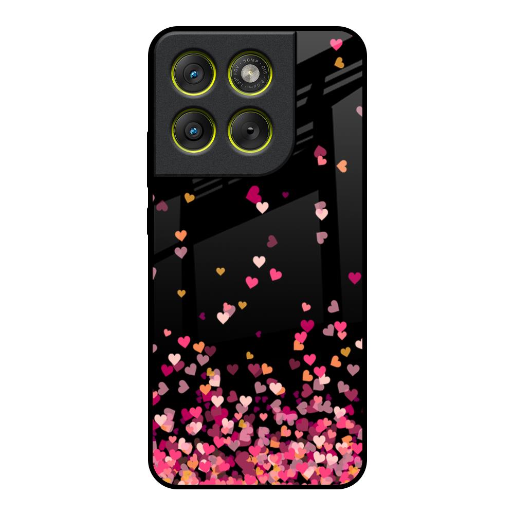 Heart Rain Fall Motorola Edge 70 5G Glass Back Cover Online