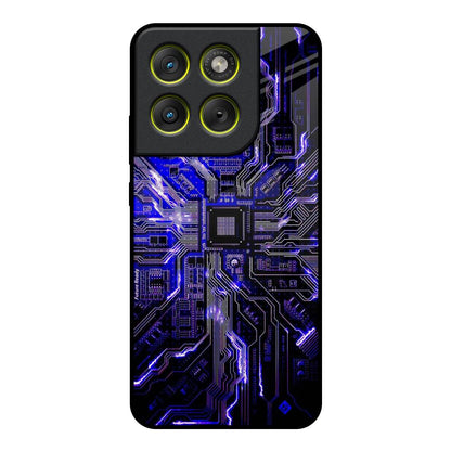 Techno Color Pattern Motorola Edge 70 5G Glass Back Cover Online