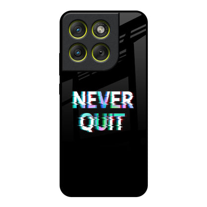 Never Quit Motorola Edge 70 5G Glass Back Cover Online