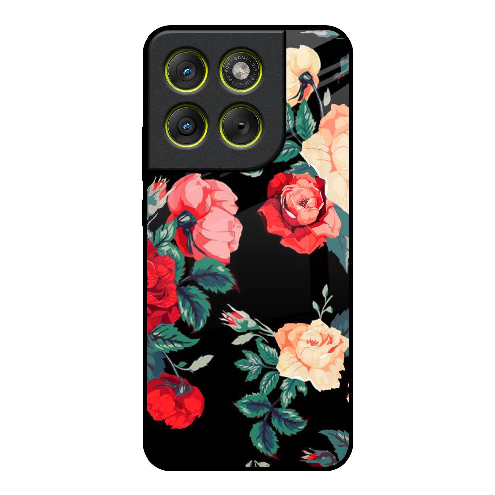Floral Bunch Motorola Edge 70 5G Glass Back Cover Online