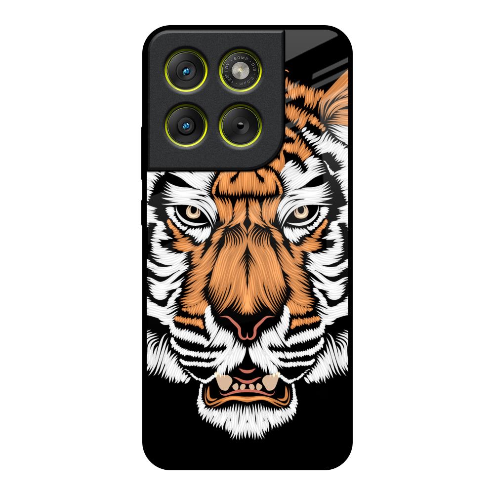 Angry Tiger Motorola Edge 70 5G Glass Back Cover Online